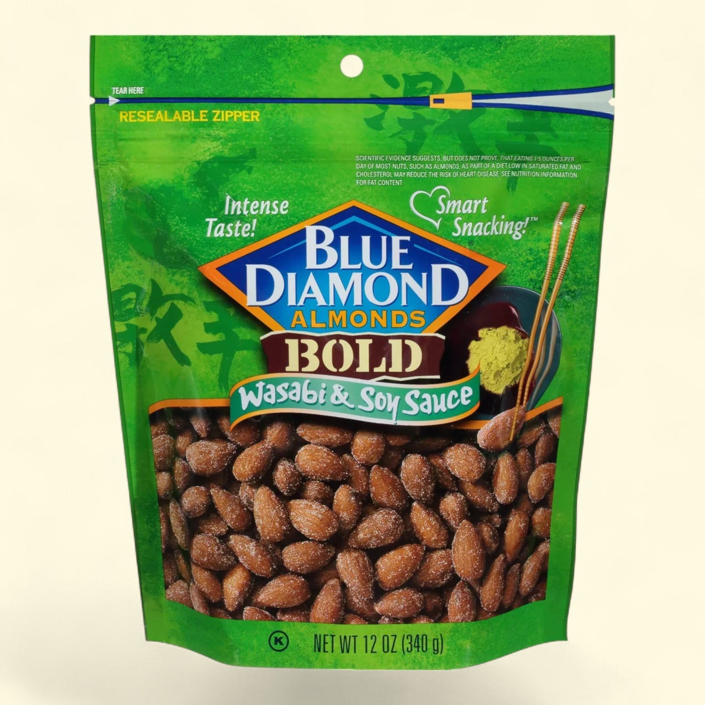 Blue Diamond Almonds, Wasabi & Soy Sauce, 12oz