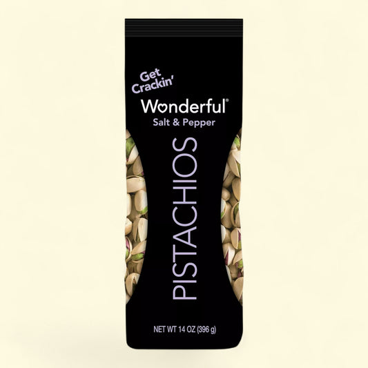 Wonderful Pistachios Salt & Pepper, 14oz