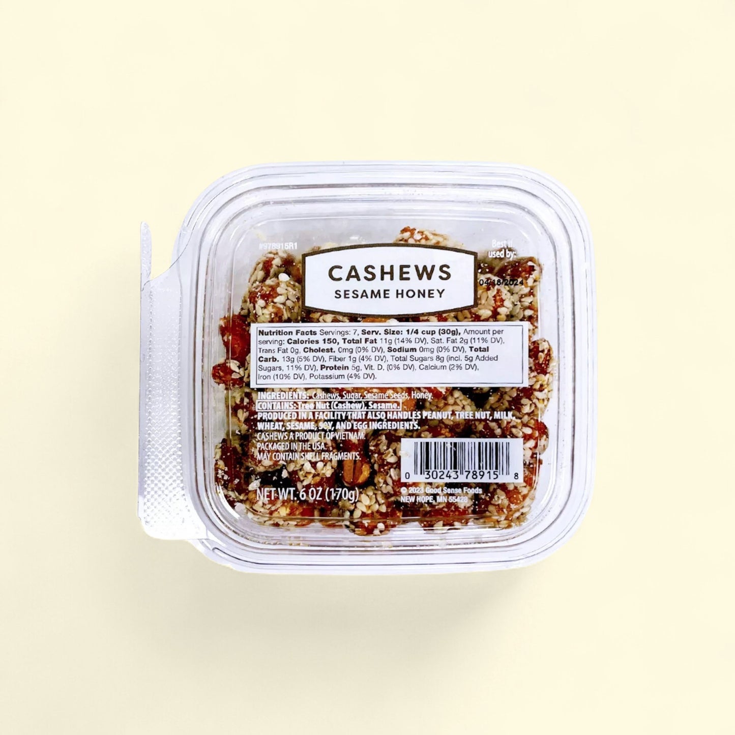 Sesame Honey Cashews, 6oz — authentic US product shipped worldwide by Treatspree