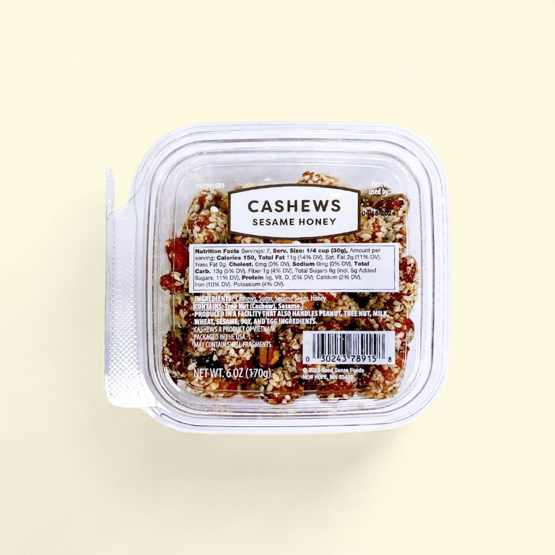 Sesame Honey Cashews, 6oz — authentic US product shipped worldwide by Treatspree