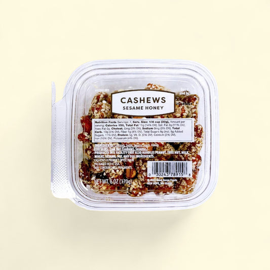 Sesame Honey Cashews, 6oz — authentic US product shipped worldwide by Treatspree