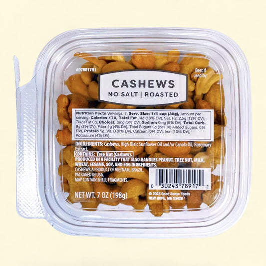 Roasted Cashews, 7oz