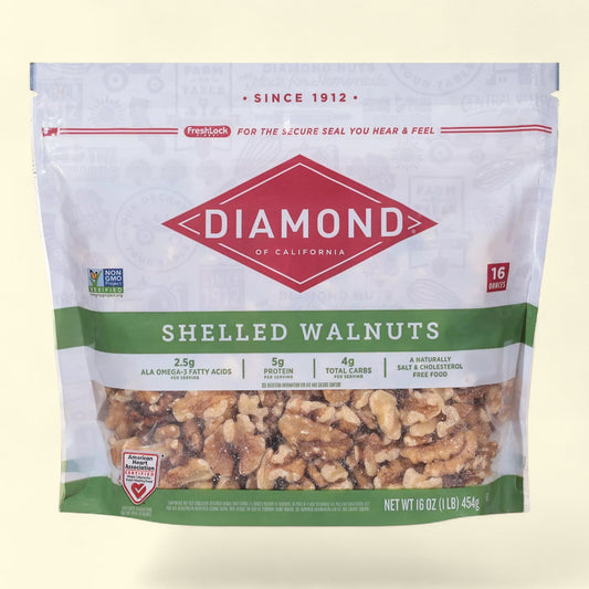 Diamond Shelled Walnuts, 16oz
