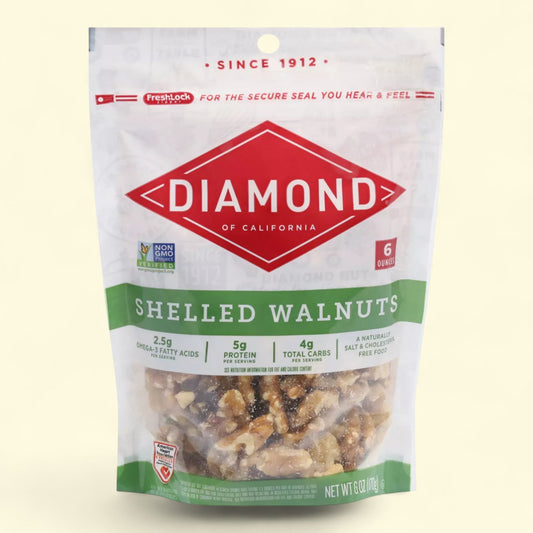 Diamond Shelled Walnuts, 6oz