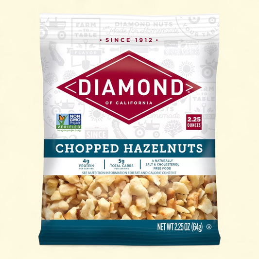 Diamond Chopped Hazelnuts, 2.25oz