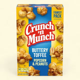 CRUNCH 'N MUNCH Buttery Toffee Popcorn with Peanuts, 12 oz.
