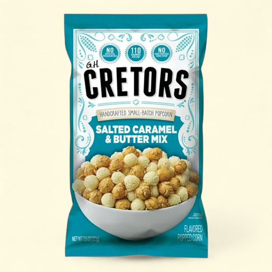 G.H. Cretors Salted Caramel & Butter Mix Popcorn, 7.5 oz