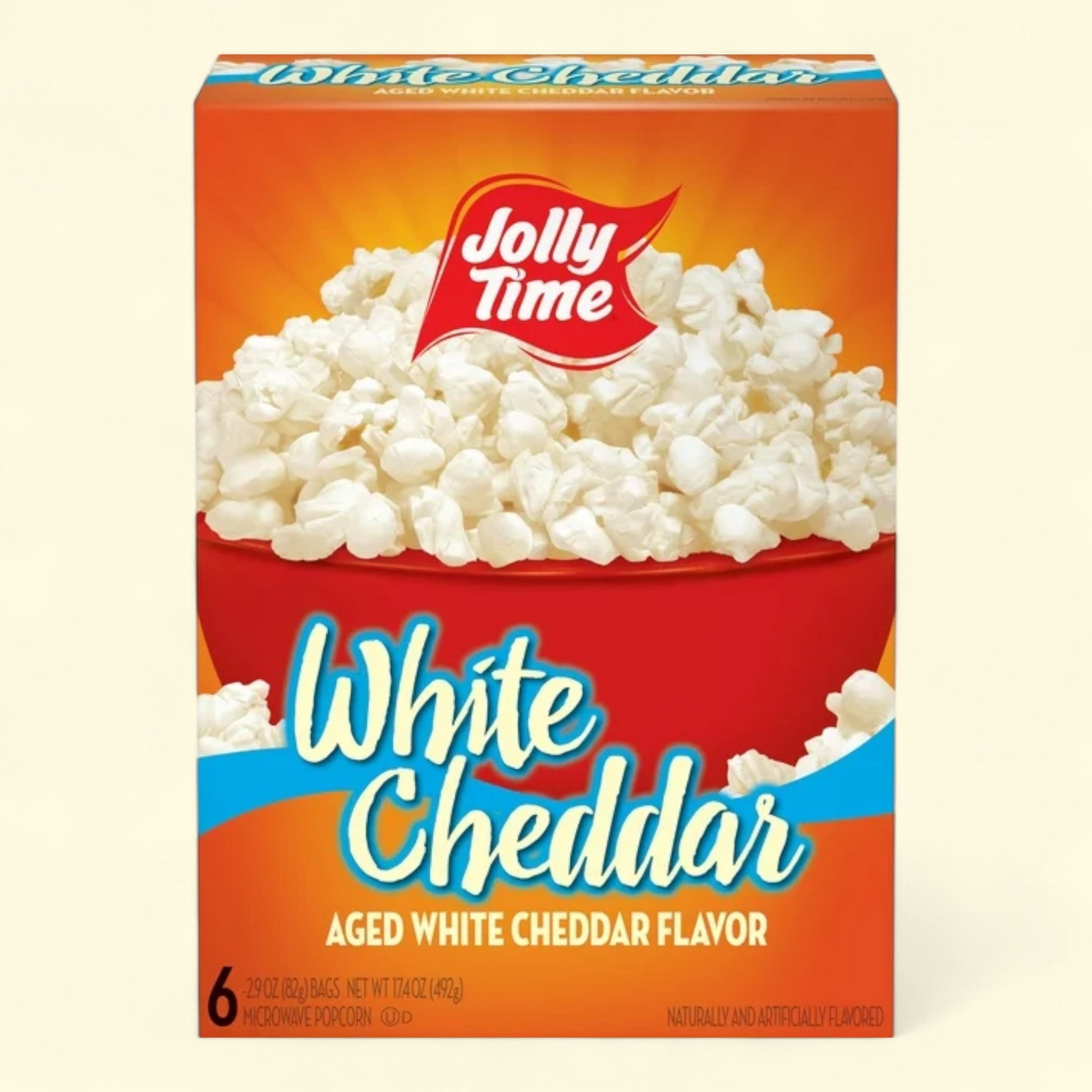 JOLLY TIME White Cheddar Pop Corn, 6pk