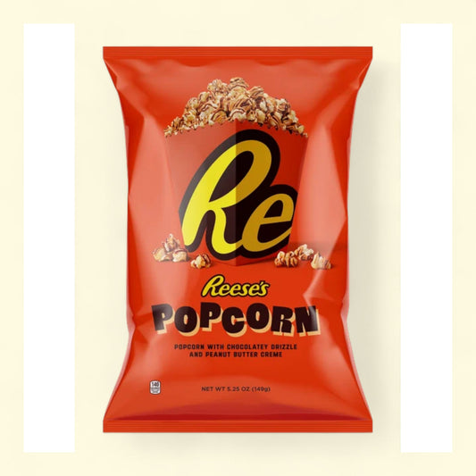 Reese's Peanut Butter Chocolate Drizzled Popcorn, 5.25 oz