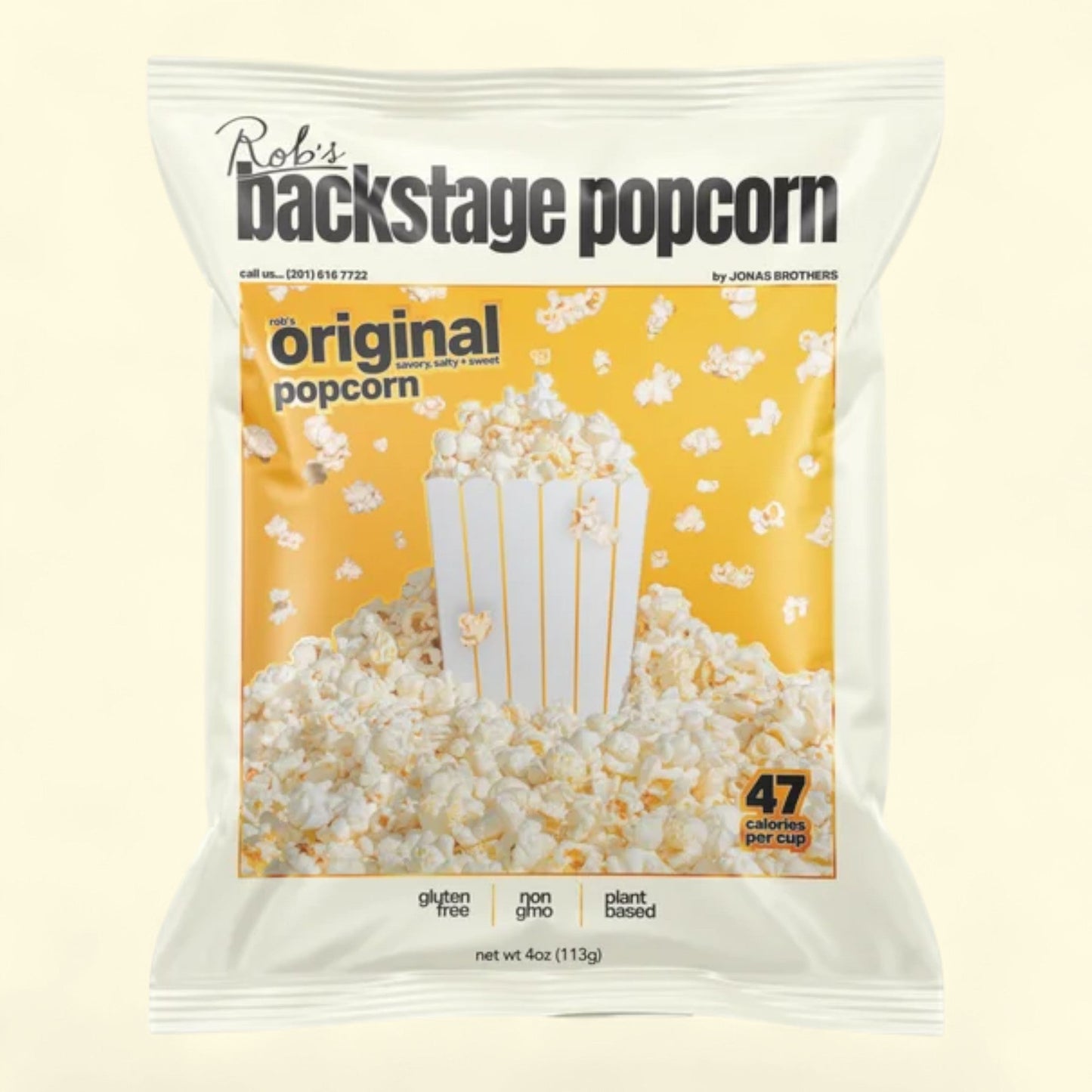 Rob's Backstage Popcorn, 4 oz — authentic US product shipped worldwide by Treatspree