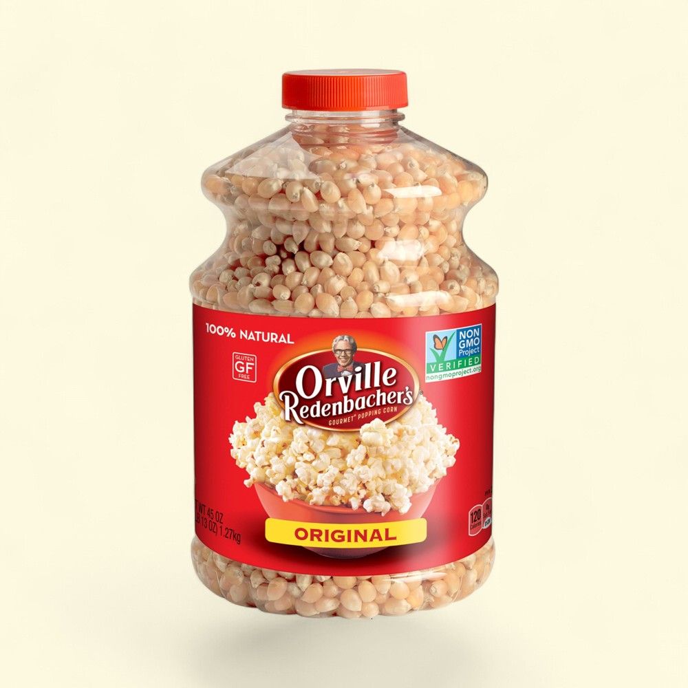 Orville Redenbacher's Yellow Popcorn Kernels, 45 oz Jar — authentic US product shipped worldwide by Treatspree