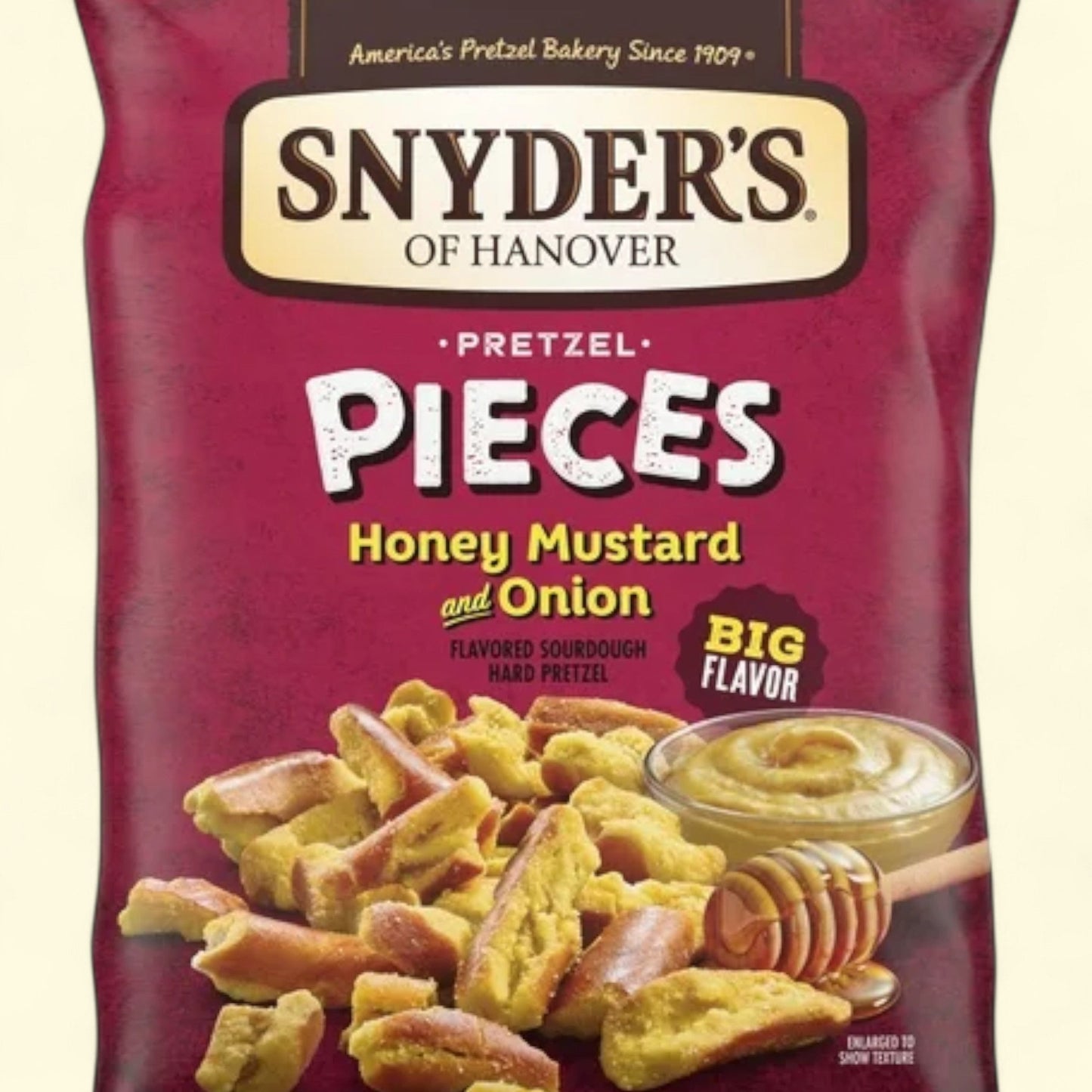 Snyder's of Hanover Pretzel Pieces, Honey Mustard & Onion, 11.25 oz