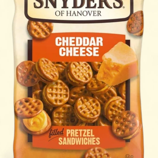 Snyder's of Hanover Pretzel Sandwiches, Cheddar Cheese, 8 oz