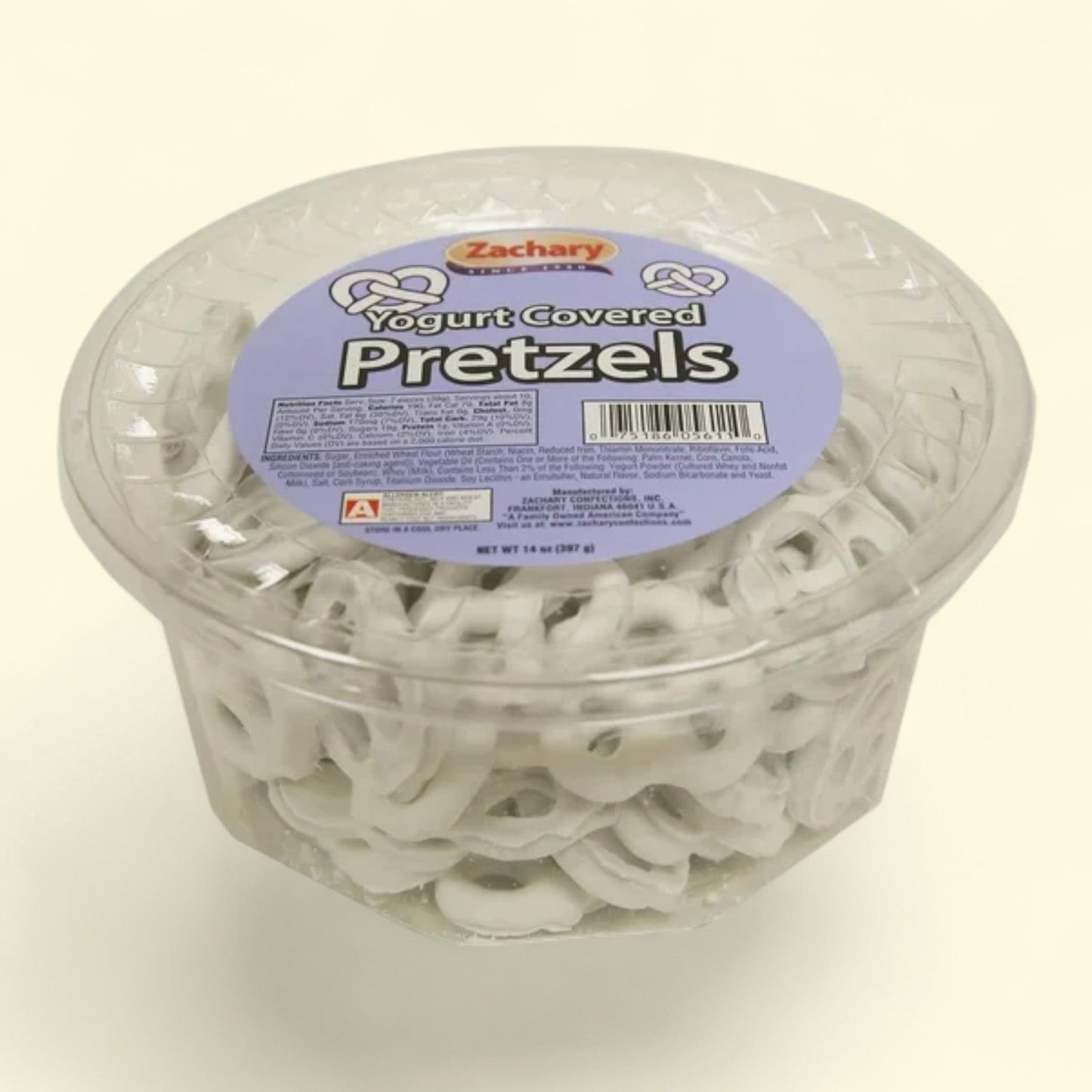 Zachary, Yogurt Covered Pretzels, 14 oz.