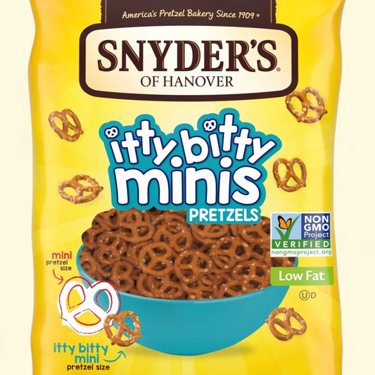 Snyder's of Hanover Itty Bitty Minis Pretzels, 12 oz