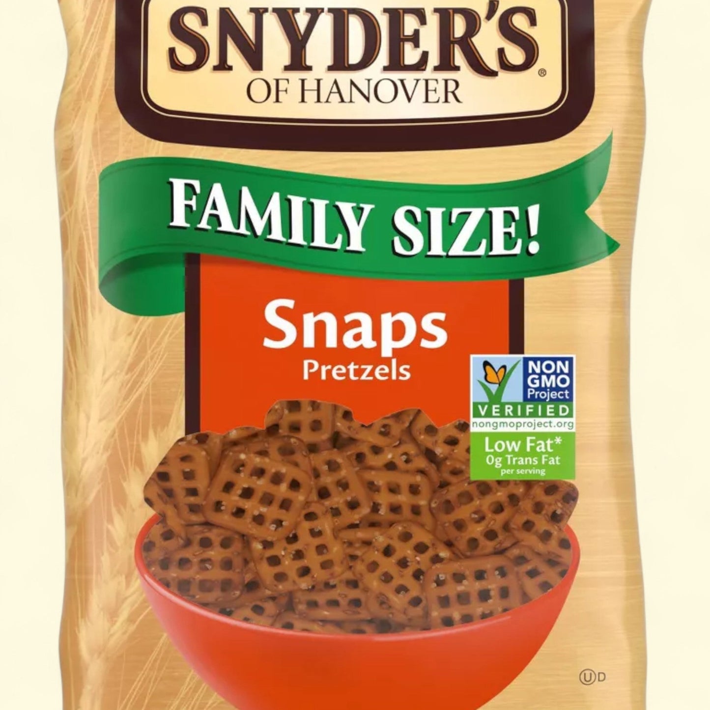 Snyder's of Hanover Pretzel Snaps, Family Size - 16oz