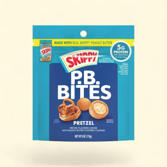 Skippy Bites Pretzel, 6oz — authentic US product shipped worldwide by Treatspree