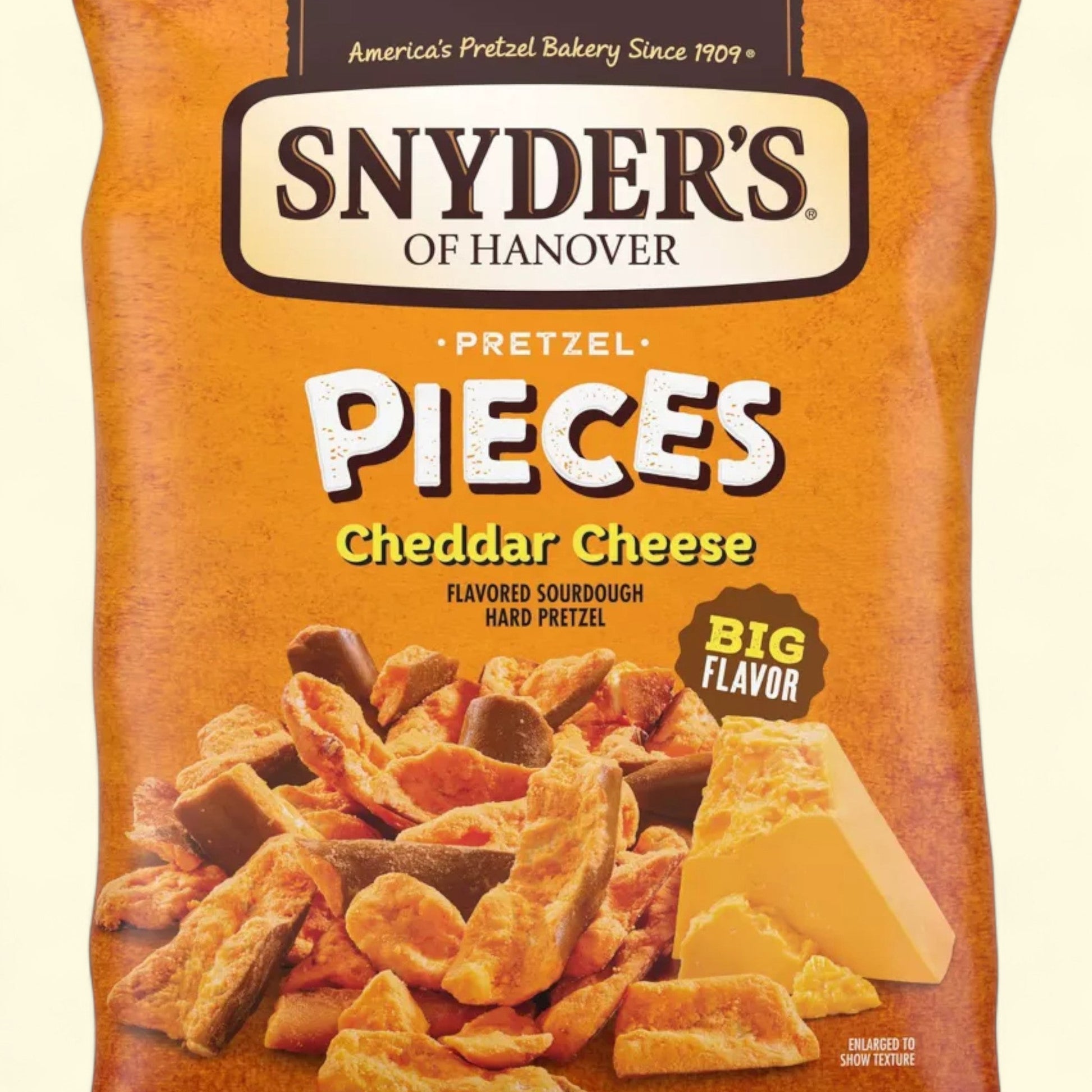 Snyder's of Hanover Pretzel Pieces, Cheddar Cheese, 11.25oz — authentic US product shipped worldwide by Treatspree