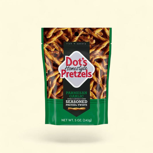 Dot's Garlic Parmesan Pretzels (5 oz) — authentic US product shipped worldwide by Treatspree