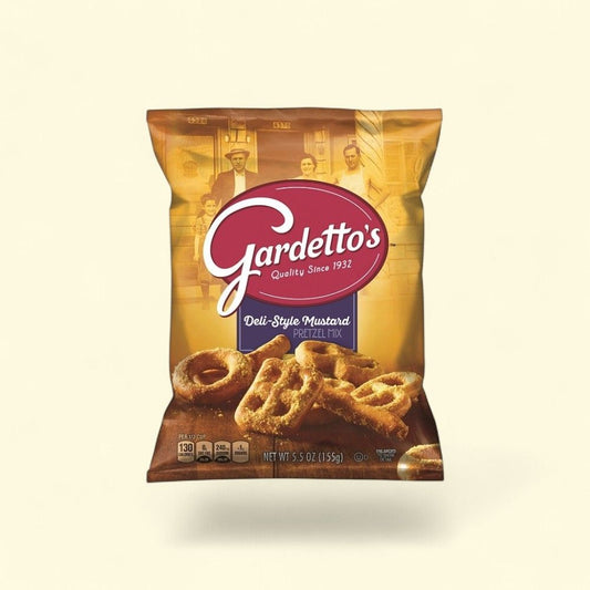Gardetto's Deli Style Mustard Pretzels, Snack Mix 5.5oz — authentic US product shipped worldwide by Treatspree