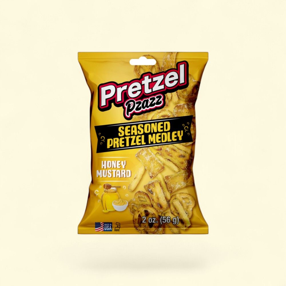 Pretzel Pzazz Honey Mustard Medley — authentic US product shipped worldwide by Treatspree
