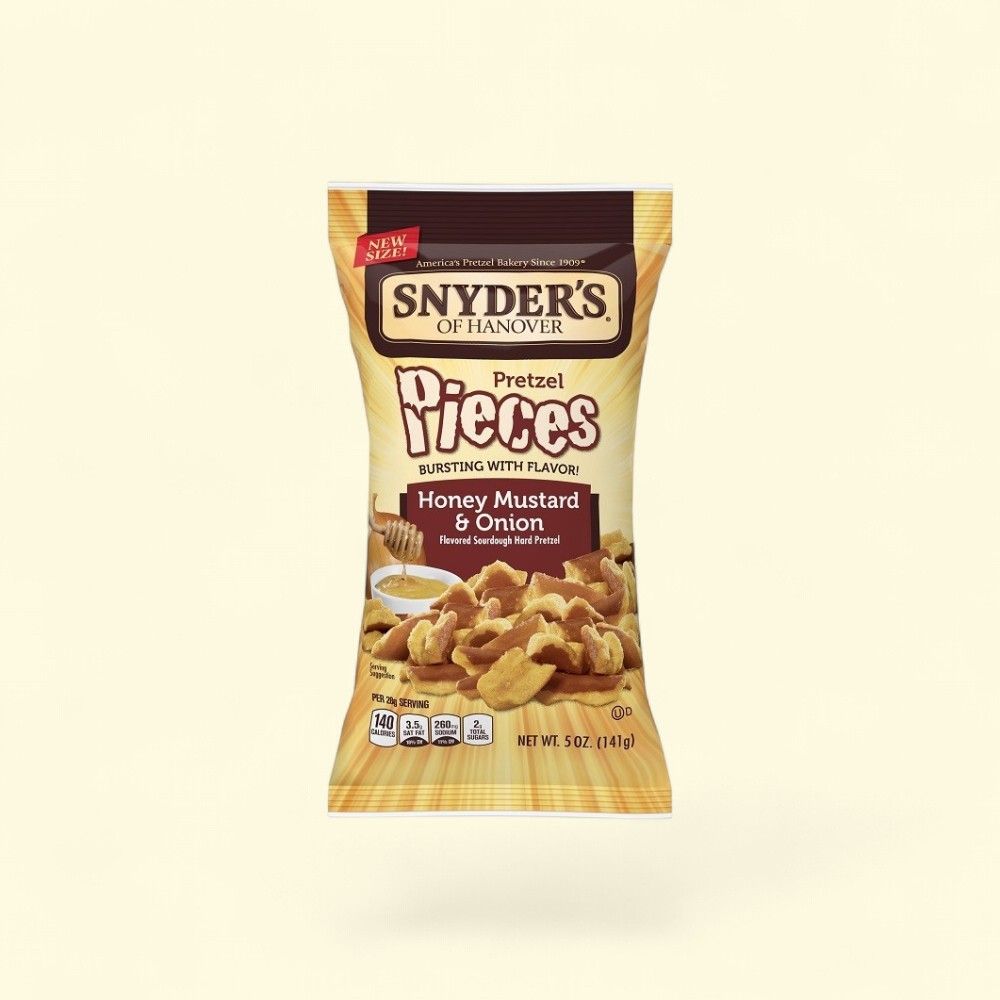 Snyder's Honey Mustard & Onion Pretzel Pieces 5oz — authentic US product shipped worldwide by Treatspree