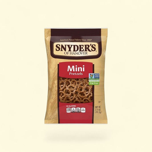 Snyder's of Hanover Mini Pretzels, 3.5 oz — authentic US product shipped worldwide by Treatspree