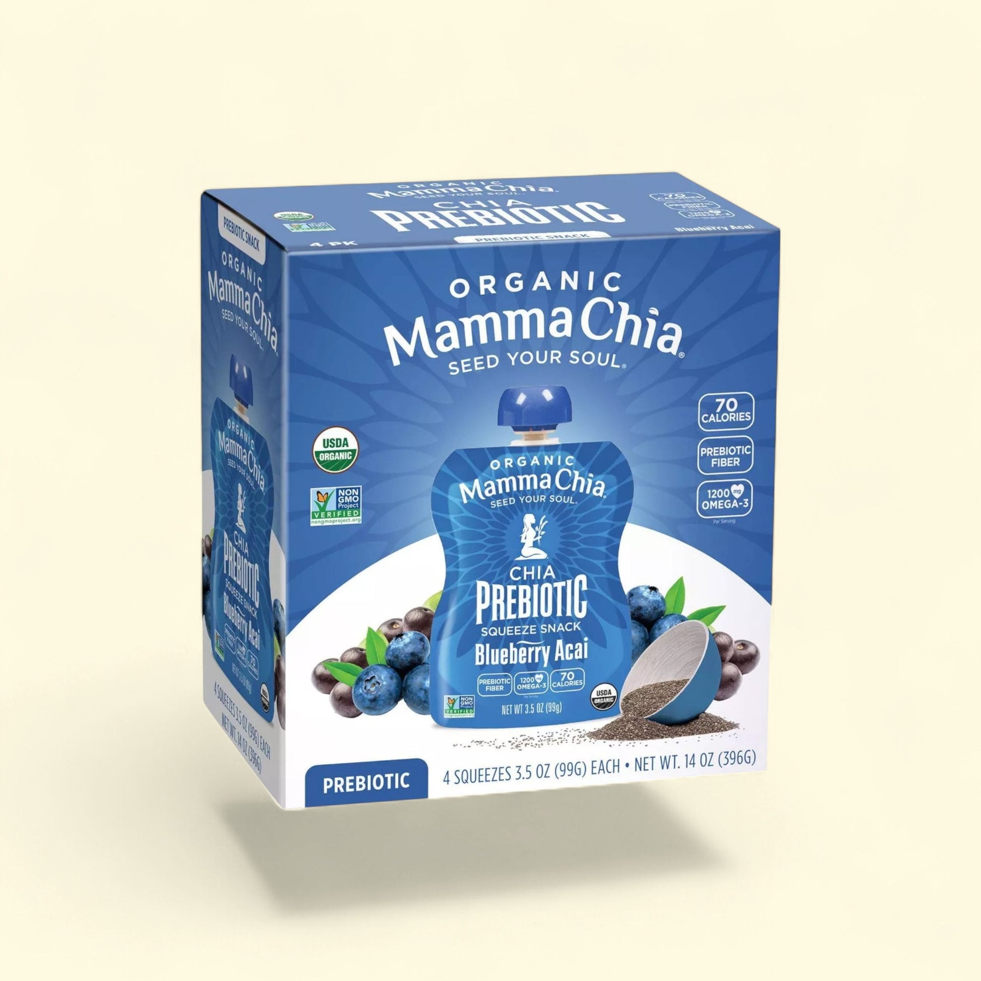 Mamma Chia Blueberry Acai Squeeze, 14oz/4pk — authentic US product shipped worldwide by Treatspree