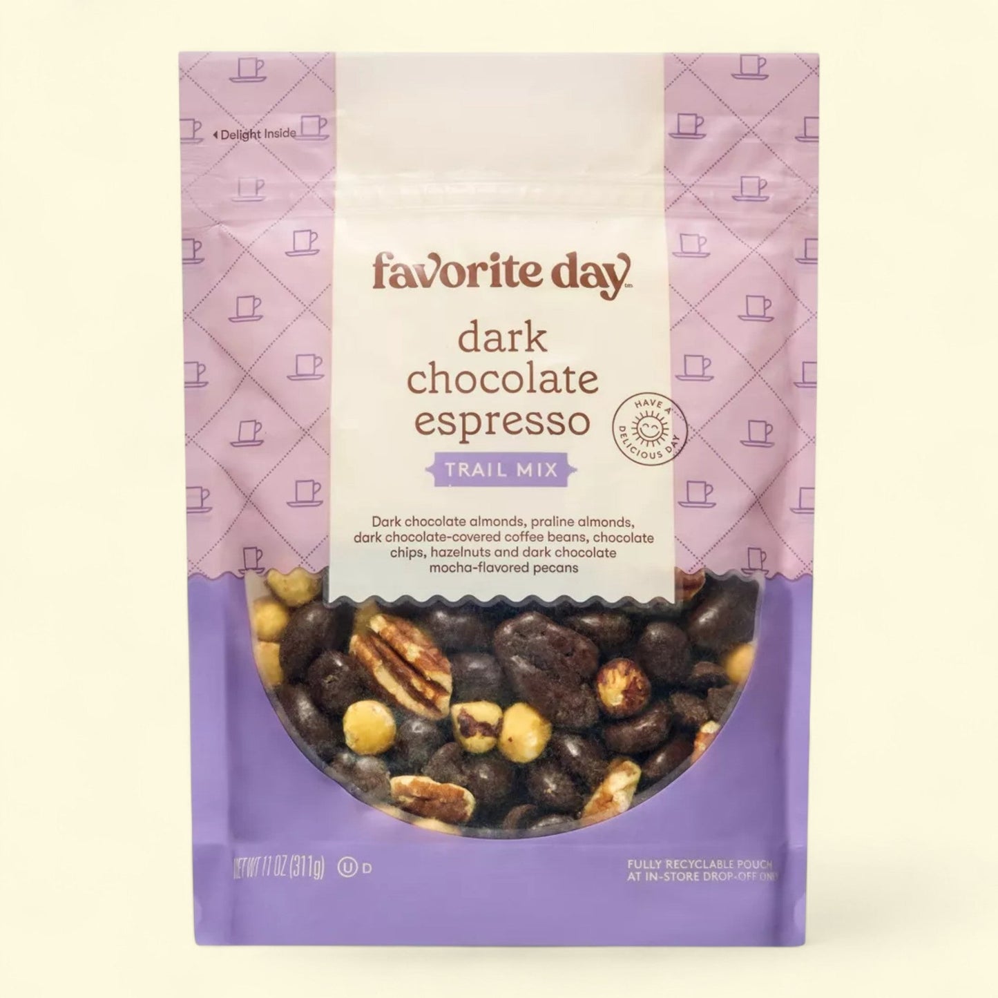 Mélange de fruits secs au chocolat noir et à l'espresso « Favorite Day », 312 g