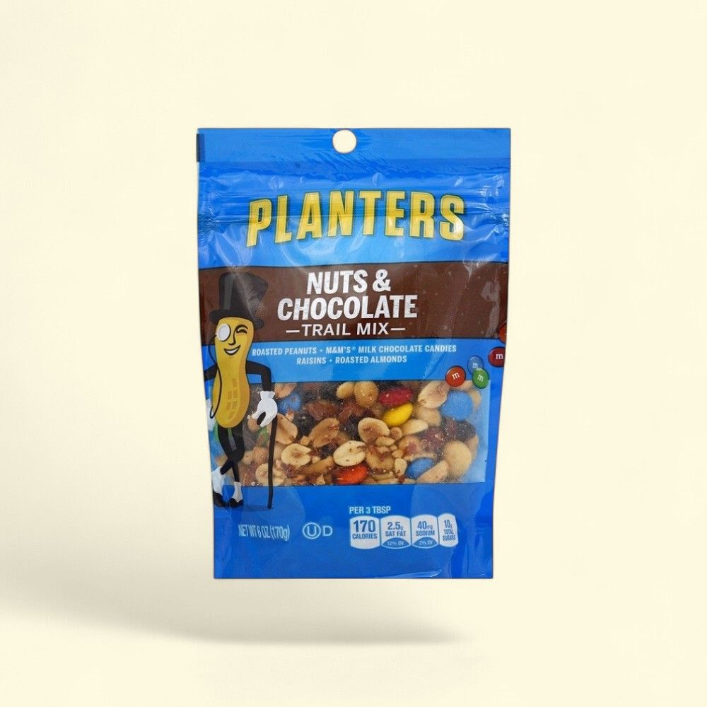 Planters Nuts & Chocolate Trail Mix with M&M's — authentic US product shipped worldwide by Treatspree