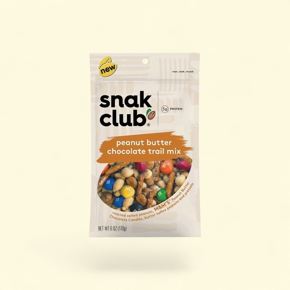 Snak Club Peanut Butter Chocolate Trail Mix, 6oz Bag — authentic US product shipped worldwide by Treatspree