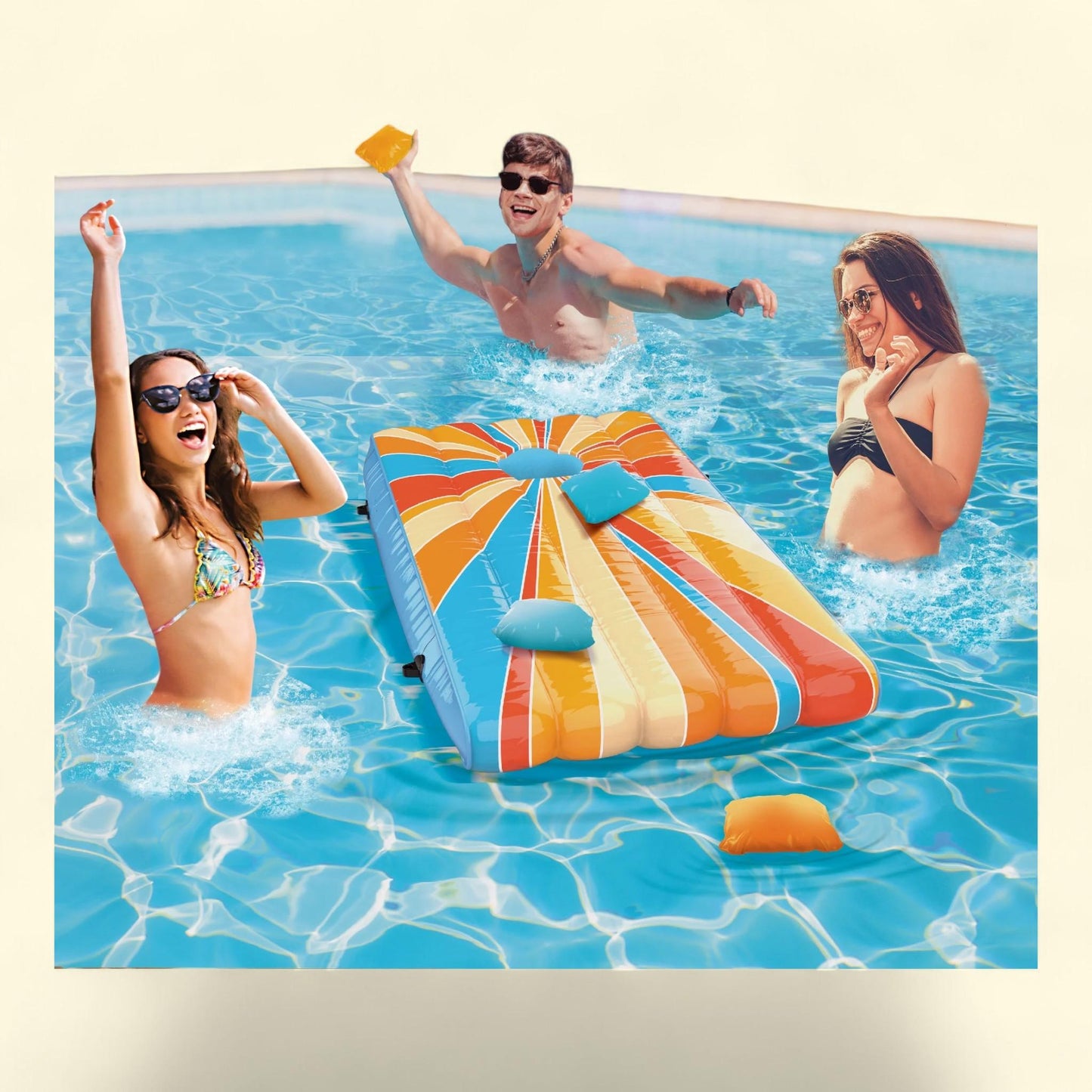 Cipton Inflatable Pool Cornhole Set, 35-inch — authentic US product shipped worldwide by Treatspree