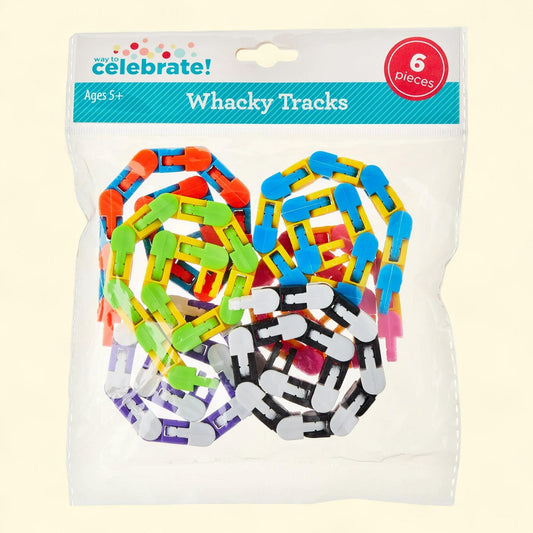 Way To Celebrate Whacky Tracks Party Favors, 6 Count