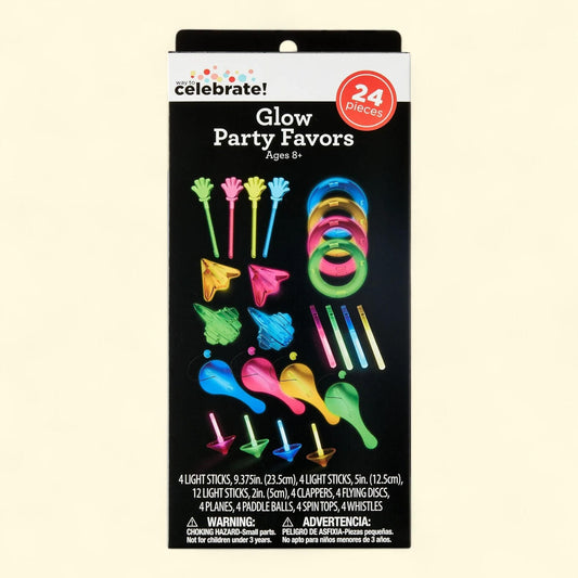 Way To Celebrate Glow Party Favors, 24 Pieces