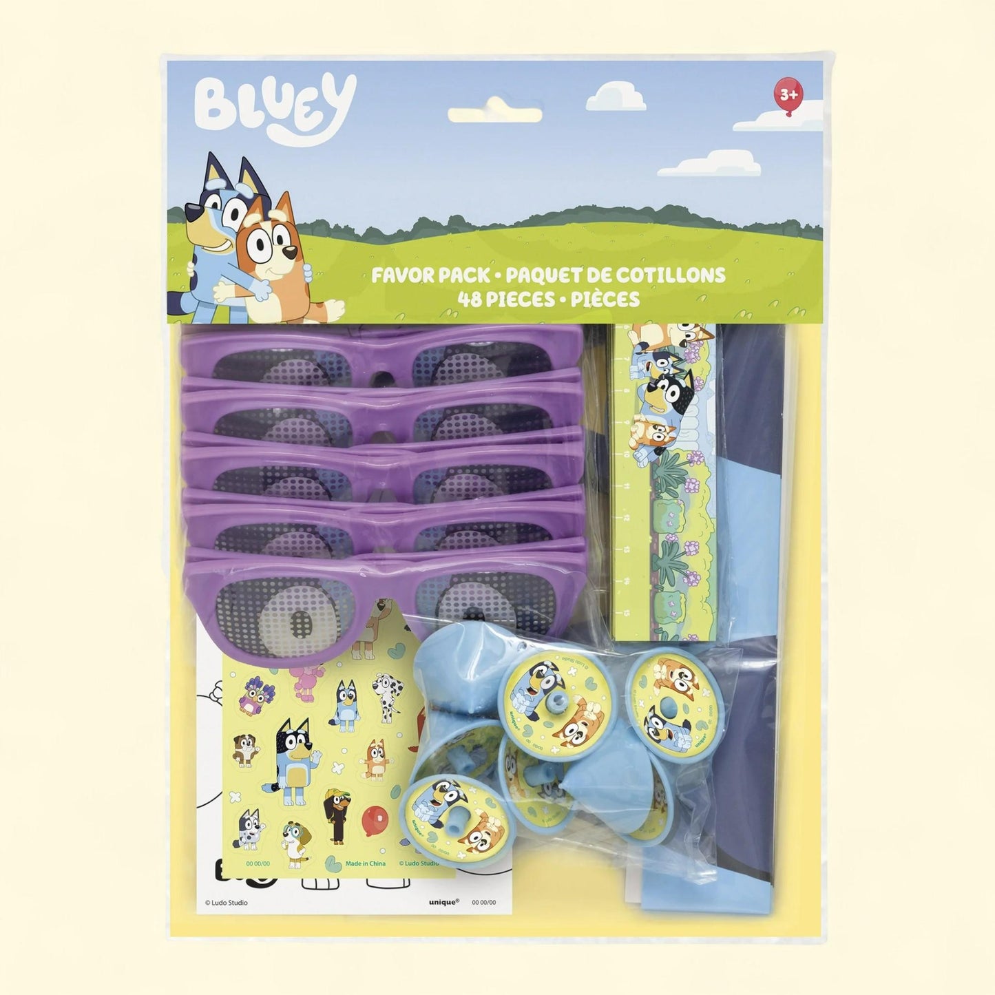 Bluey Favor Pack, 48pc