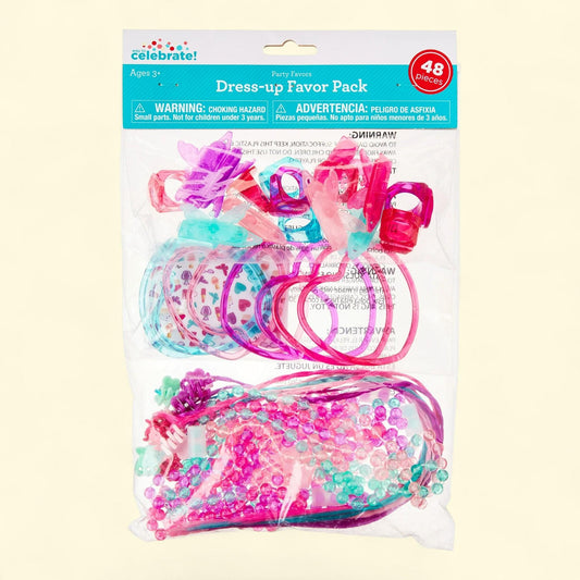 Way To Celebrate Dress-Up Party Favors Pack, 48 Pieces