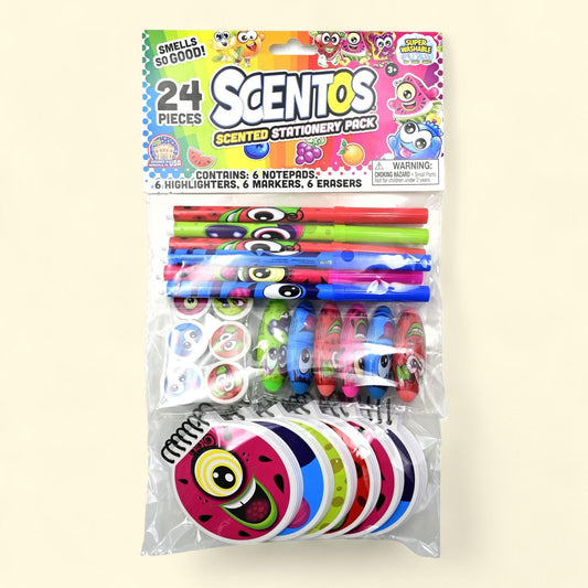 Scentos Stationery Pack, 24-pack