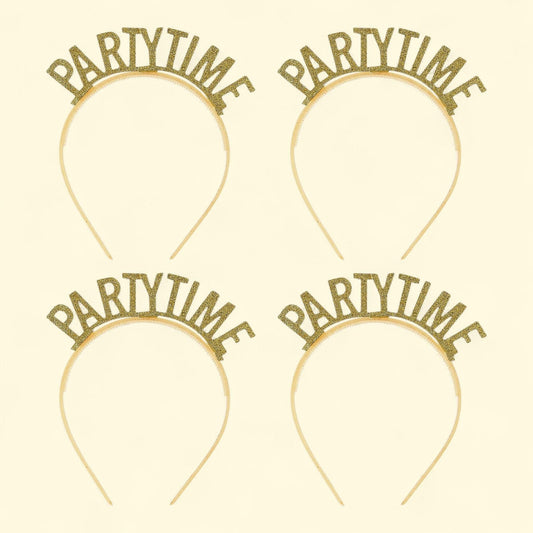 Way To Celebrate Party Time Headband Party Favors, 4 Count