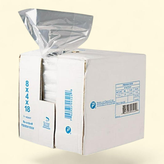 Inteplast Group Get Reddi Pinch & Seal Zipper Food Storage Bags, 8 Quart, 1000 Ct