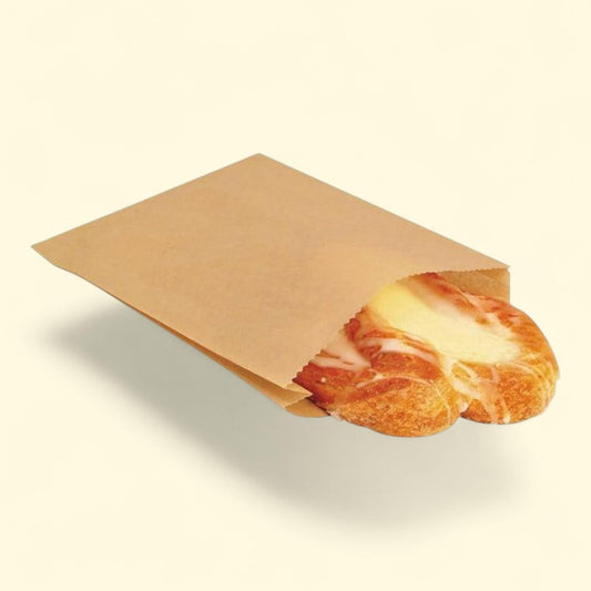 Bagcraft EcoCraft Grease-Resistant Sandwich Bag, 6 1/2 x 1 x 8, 2000/Carton