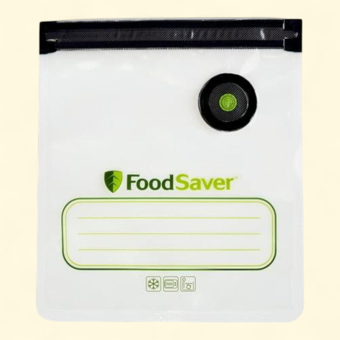 FoodSaver Reusable Quart Vacuum Zipper Bags, 10 Count