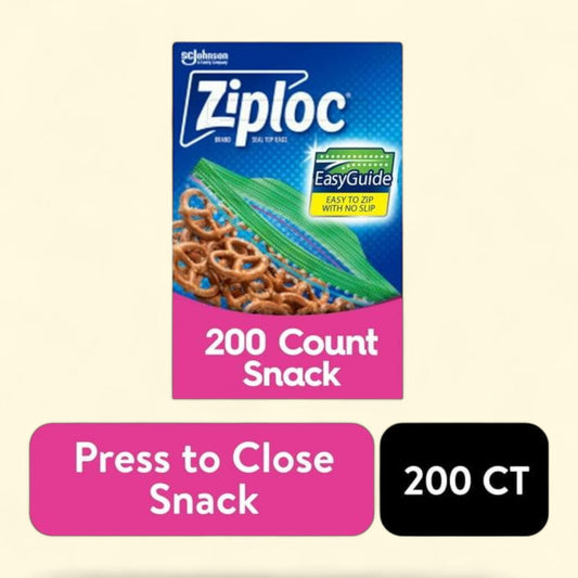 Ziploc Snack Bags, 200 count