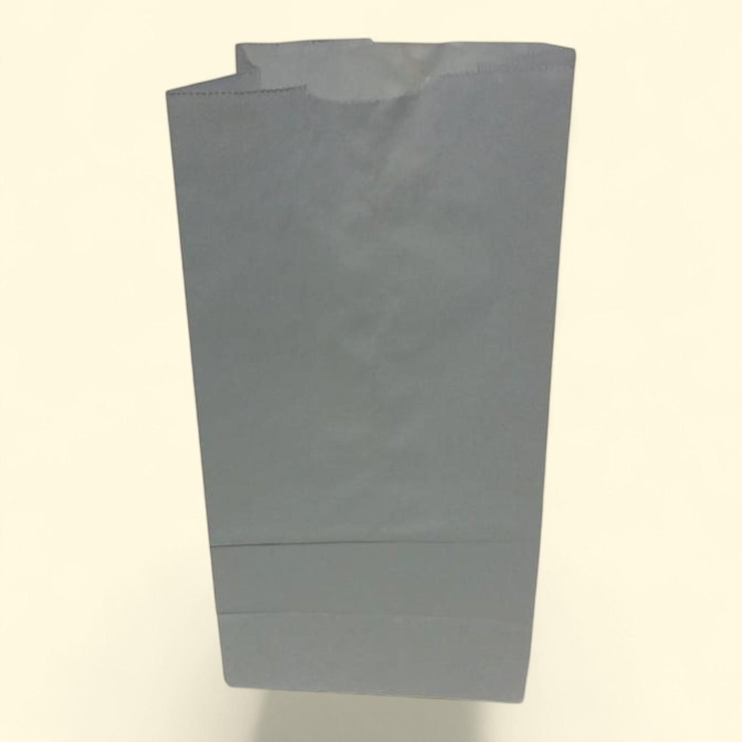 General #5 Paper Grocery Bag, 35lb White, Standard 5 1/4 x 3 7/16 x 10 15/16, 500 bags