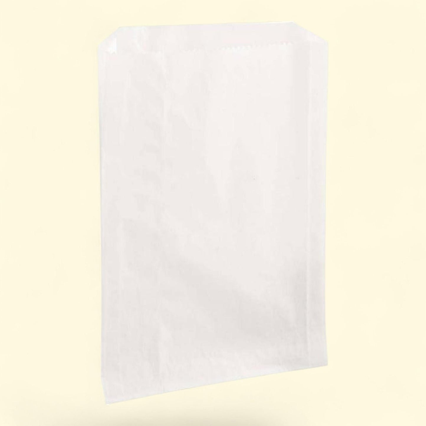 Bagcraft Papercon Fold Top Sandwich Bag, White, 2000 Ct