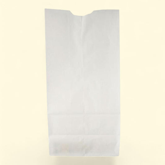 Paper Bags & Sacks #10 Paper Grocery Bag, 35lb White, 6 5/16 X 4 3/16 X 13 3/8, 500 Bags