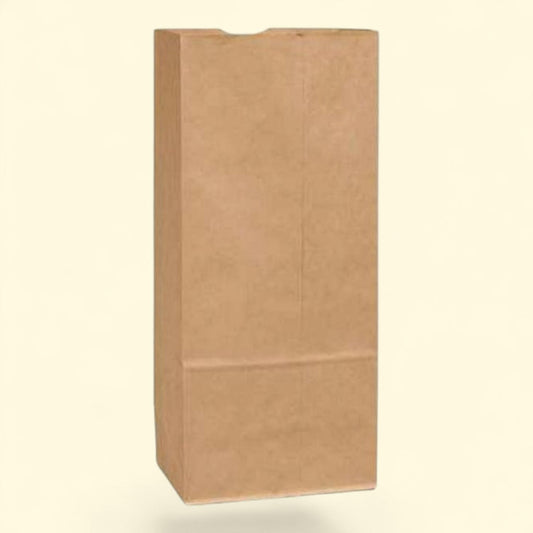 Paper Bags & Sacks 18421 #20 Squat Paper Grocery Bag, 40lb Kraft, Std 8 1/4 X 5 15/16 X 13 3/8, 500 Bags