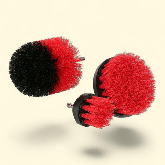 Hyper Tough Scrub Brush Attachments, 3 Pieces