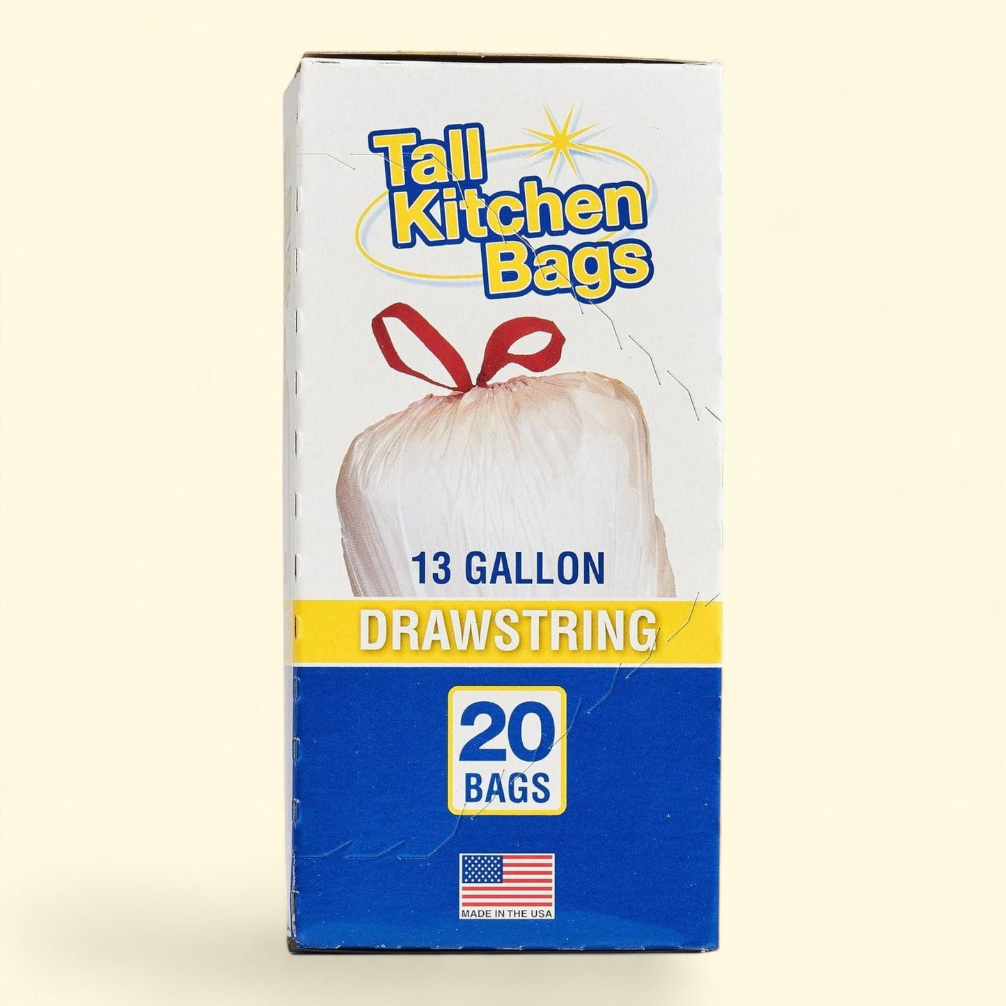 Basic Kitchen Trash Bags, 13 Gallon, 20 Bags