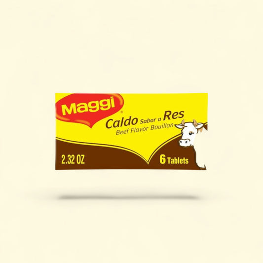 Maggi Beef Bouillon Cubes, 6-CT 2.32 oz — authentic US product shipped worldwide by Treatspree