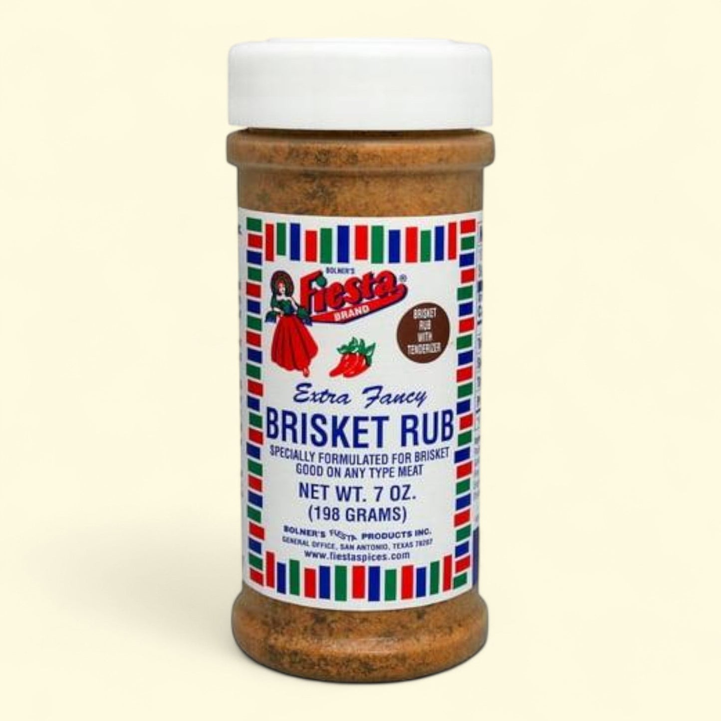 Bolner's Fiesta Brand Brisket Rub Seasoning, 7 oz